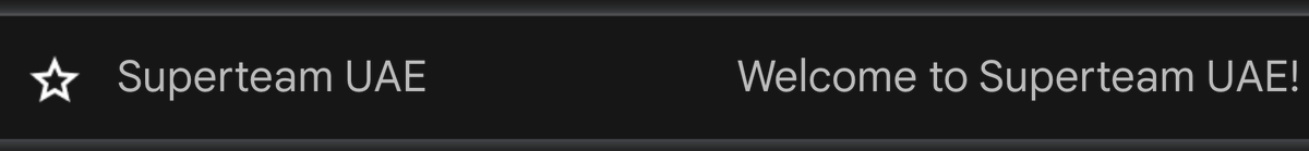 Stoked to join the squad at <a href="/SuperteamAE/">Superteam UAE</a>! 🇦🇪

Superteam is a cheat code for getting to know the best &amp; coolest builders in any city.

Cheers to <a href="/afscott/">Alex Scott</a> and @0xSherryPeter for creating an S-tier Solana hub🤘