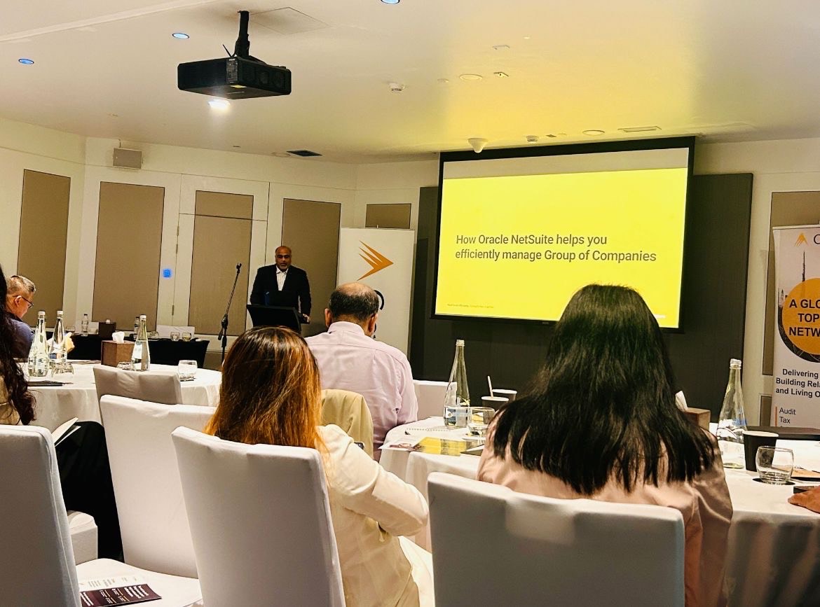 CroweUAE's tweet image. What a fantastic turnout at our CFO Roundtable! We tackled crucial topics such as Corporate Tax and Holding Company Structures in the UAE. The highlight? Seeing how Crowe and @NetSuite can simplify and streamline these...
#CFORoundtable #CorporateTax #OracleNetSuite