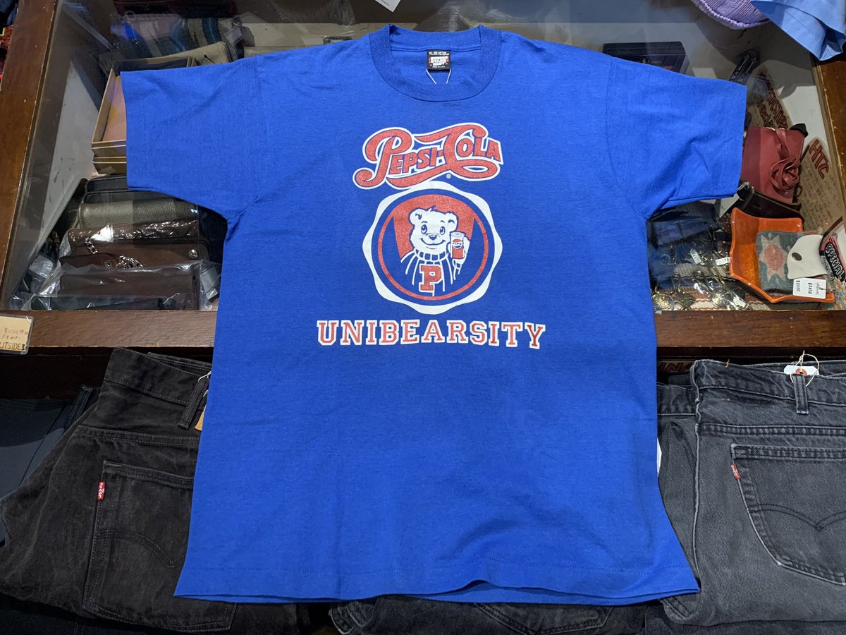 outsidekawasaki's tweet photo. USED SCREEN STARS
Print Tee Shirts
-PEPSI-COLA-
Made In USA 🇺🇸

Size XL
Price ¥15950 Taxin

#アウトサイド川崎 #川崎 #川崎駅 #川崎駅東口 #古着 #川崎古着 #神奈川古着 #川崎古着マップ #川崎アメカジ #神奈川古着屋 #川崎古着屋 #screenstars #スクリーンスターズ #pepsicola #ペプシコーラ https://t.co/WPSMVdfUqu