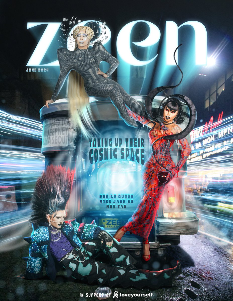 HausOfM1ssJade's tweet photo. M1ss Jade So, Eva Le Queen, and Mrs. Tan for ZEEN Magazine June 2024 Pride Campaign 🛸

Read the full cover story article here: https://t.co/DzQcKVtKqL

@m1ssjadeso @eva_lequeen @heymrstan @zeenmagazineph #BeZeen
#PRIDExZeenMag #PrideMonth #M1ssJadeSo #EvaLeQueen #MRSTAN https://t.co/bBD1xyfKQQ