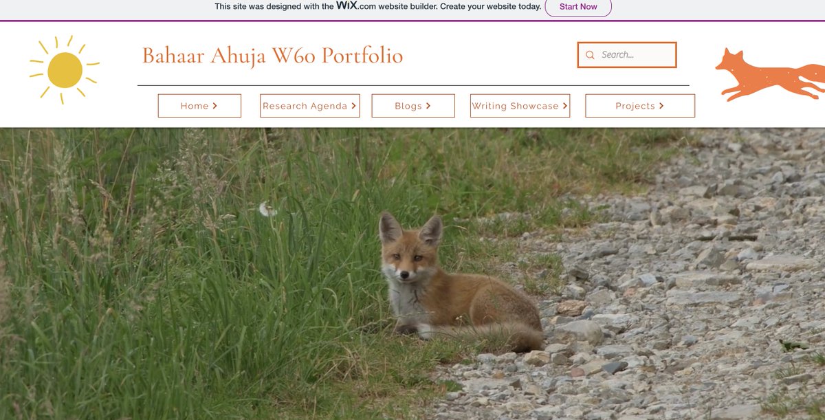 #WhatIlearnedinWR60 ✨📝 Writing weekly blog posts on Wix helped me refine my science communication skills. Sharing knowledge about foxes in an engaging way is both challenging and rewarding!
bahaar2704.wixsite.com/bahaar-ahuja-w…