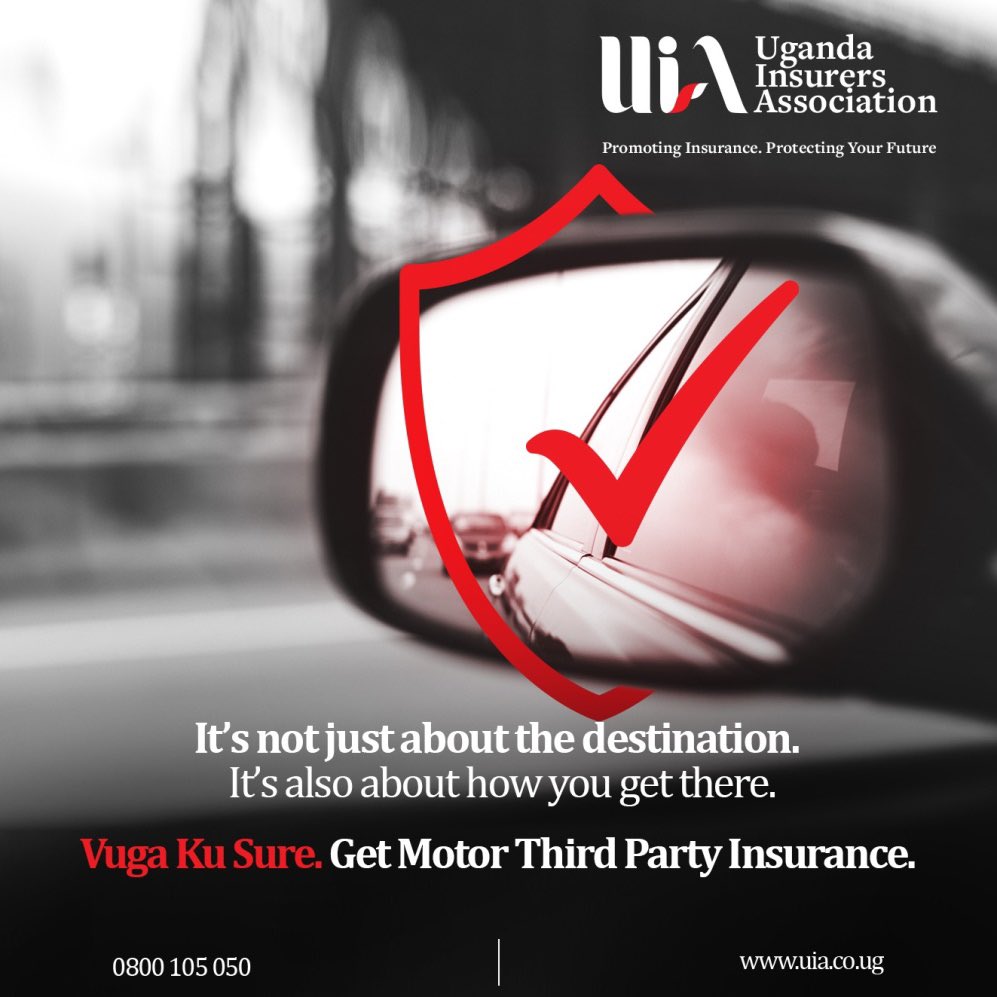The_UIA's tweet image. The journey to your destination matters
 
Vuga Ku Sure si ku pressure by getting Motor Third Party Insurance. It compensates pedestrians &amp;amp; passengers who may suffer bodily injury or death in case of an accident. 
 
#VugaKuSure #DriveSure #MotorThirdPartyInsurance