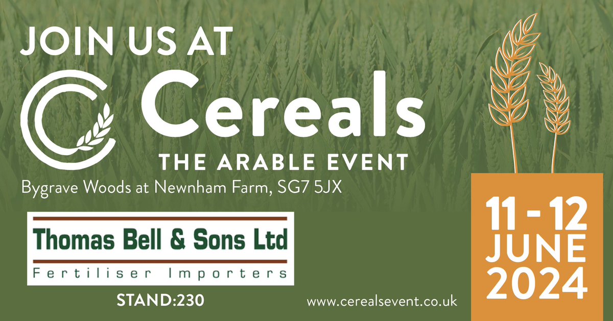 Join us at <a href="/CerealsEvent/">Cereals Event</a> next week

A fantastic opportunity to meet our team and gain a greater insight on what is  happening in the fertiliser market

Stand: 230

🌾 🚜 

LITHAN &amp; PULAN 
Diamond Fertilisers 

#fertiliser #nue #limus #britishfarmers #morethanjustanimport