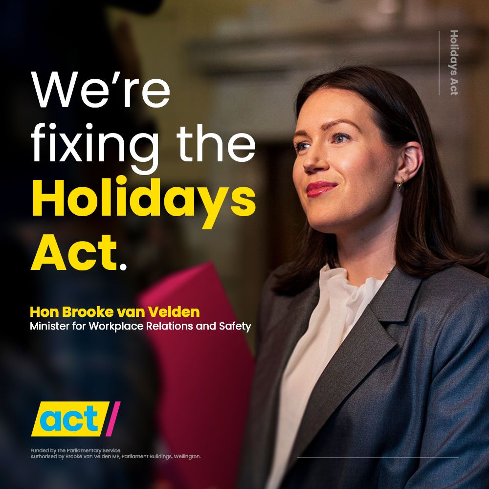actparty's tweet photo. We're reducing the complexity of sick leave and annual leave, and making it easier for workers to understand their entitlements. https://t.co/BTaWHRDaGG