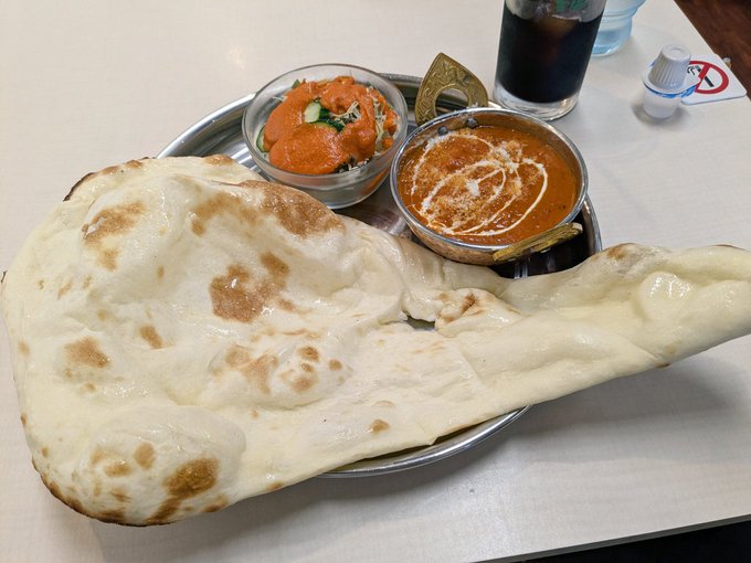 本日のインドカレー🍛
ミックスシーフードカレーです
美味し 