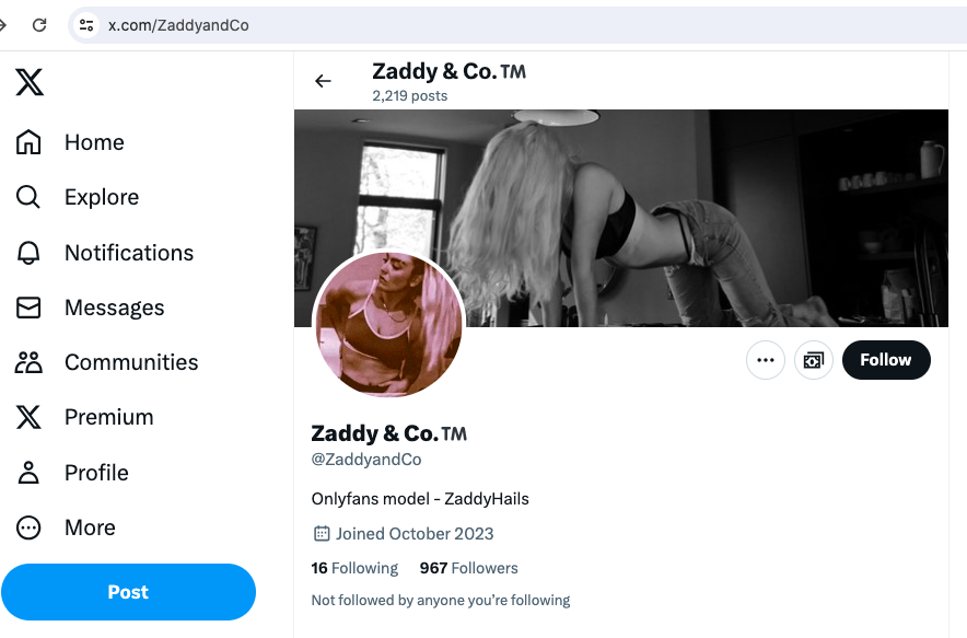 T04STERR's tweet photo. R.I.P @ZaddyHails 9,3k ††
☠️
Welcome to The Toaster @ZaddyandCo 
🖤🖤🖤

#buyingcontent #selling_content #KeepYouToasted https://t.co/Tuy2NjayuR