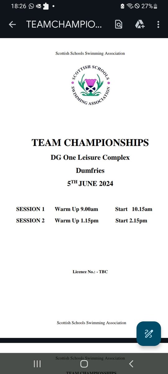 Good Luck to the teams @LarkhallAc  <a href="/GlengowanPS/">Glengowan Primary</a>, St Mary's PS, Hamilton and David Livingstone Memorial PS in the Scottish Schools Swimming Team Championships at Dumfries today <a href="/SouthLanCouncil/">South Lanarkshire Council</a> <a href="/SLSwimteam/">South Lanarkshire Swimming</a> <a href="/SwimLarkhall/">Larkhall Avondale</a>