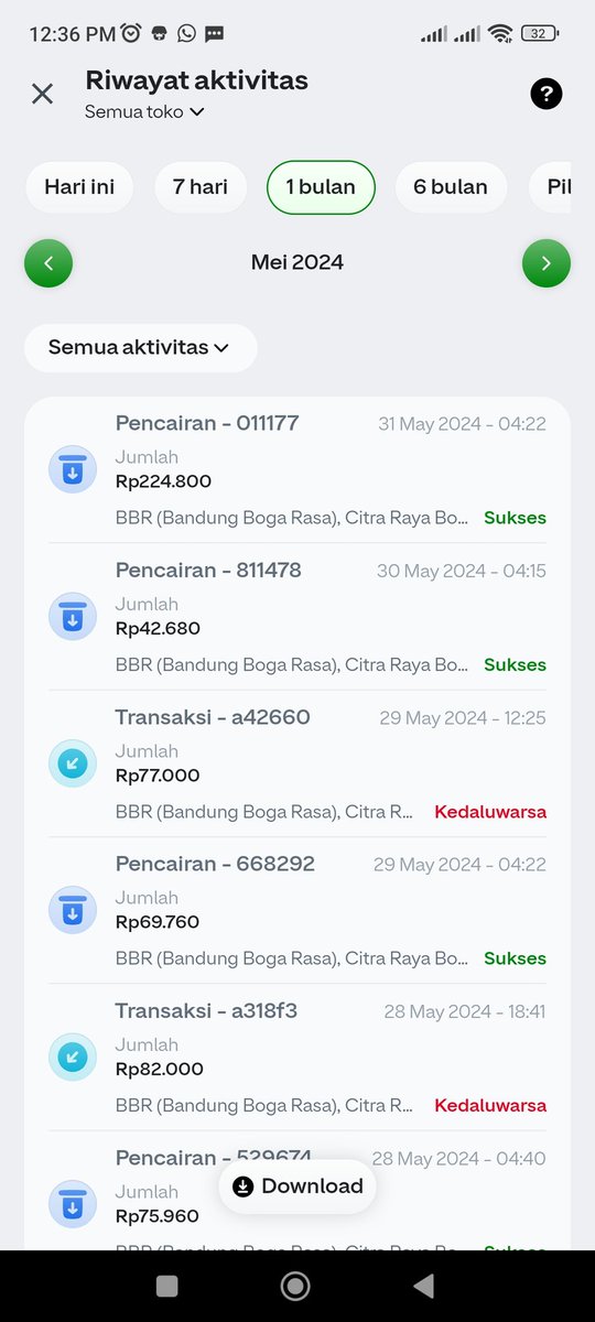BebalBoy's tweet photo. Baru ngeh setelah cek history pencairan. Kok banyak pencairan dengan status KADALUWARSA.
Ini maksudnya apa?! 😤 @gojekindonesia @gopayindonesia
#GoBiz #Gojek #GoFood
Cc @BandungBogaRasa https://t.co/wvLAgcNdlK