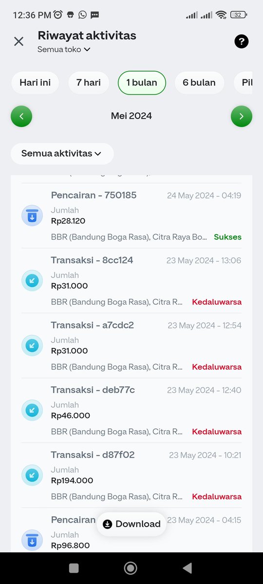 BebalBoy's tweet photo. Baru ngeh setelah cek history pencairan. Kok banyak pencairan dengan status KADALUWARSA.
Ini maksudnya apa?! 😤 @gojekindonesia @gopayindonesia
#GoBiz #Gojek #GoFood
Cc @BandungBogaRasa https://t.co/wvLAgcNdlK