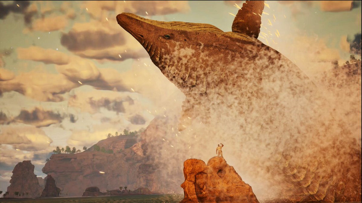 「『 Survival Ascended』炎を纏うネコ科新生物「パイロメイン」が登」|⚡Game*Spark⚡のイラスト