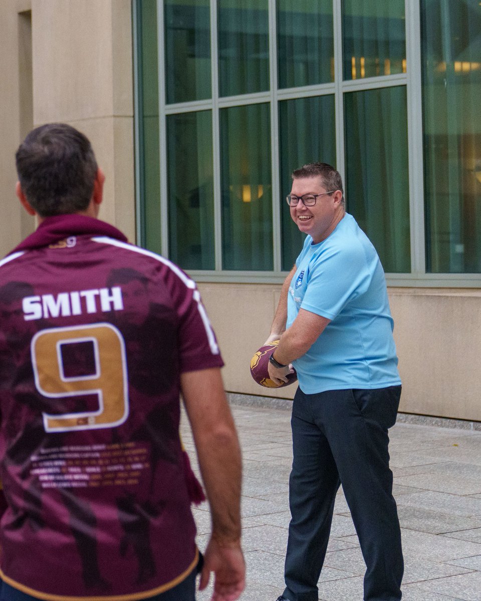 <a href="/JEChalmers/">Jim Chalmers MP</a> might be good at delivering budget surpluses but here’s hoping the <a href="/QLDmaroons/">Queensland Maroons</a> are in deficit tonight after game one of #StateofOrigin 

Go the <a href="/NSWBlues/">NSWBlues</a> !!