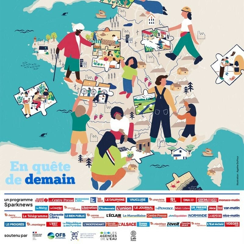 Var_Matin's tweet photo. 📰 Tous en kiosque aujourd'hui pour acheter #nicematin, #varmatin et #monacomatin !

😍 À l'intérieur, un supplément de 16 pages offert  : En quête de demain spécial «Habiter demain nos territoires» 🏘

#enquetededemain #impactpositif #journalismedesolution #territoires https://t.co/qQaPhhmkva
