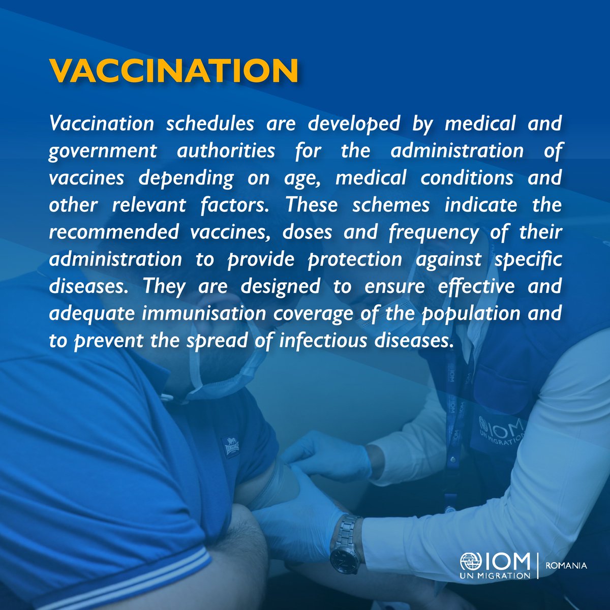 IOMRomania's tweet photo. ❓Do you know our #MedicalTerm of the week? This week we look at vaccination. https://t.co/XYmRWYNEhF