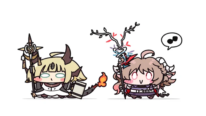 今日はよく使う医療の二人#アークナイツ #Arknights 