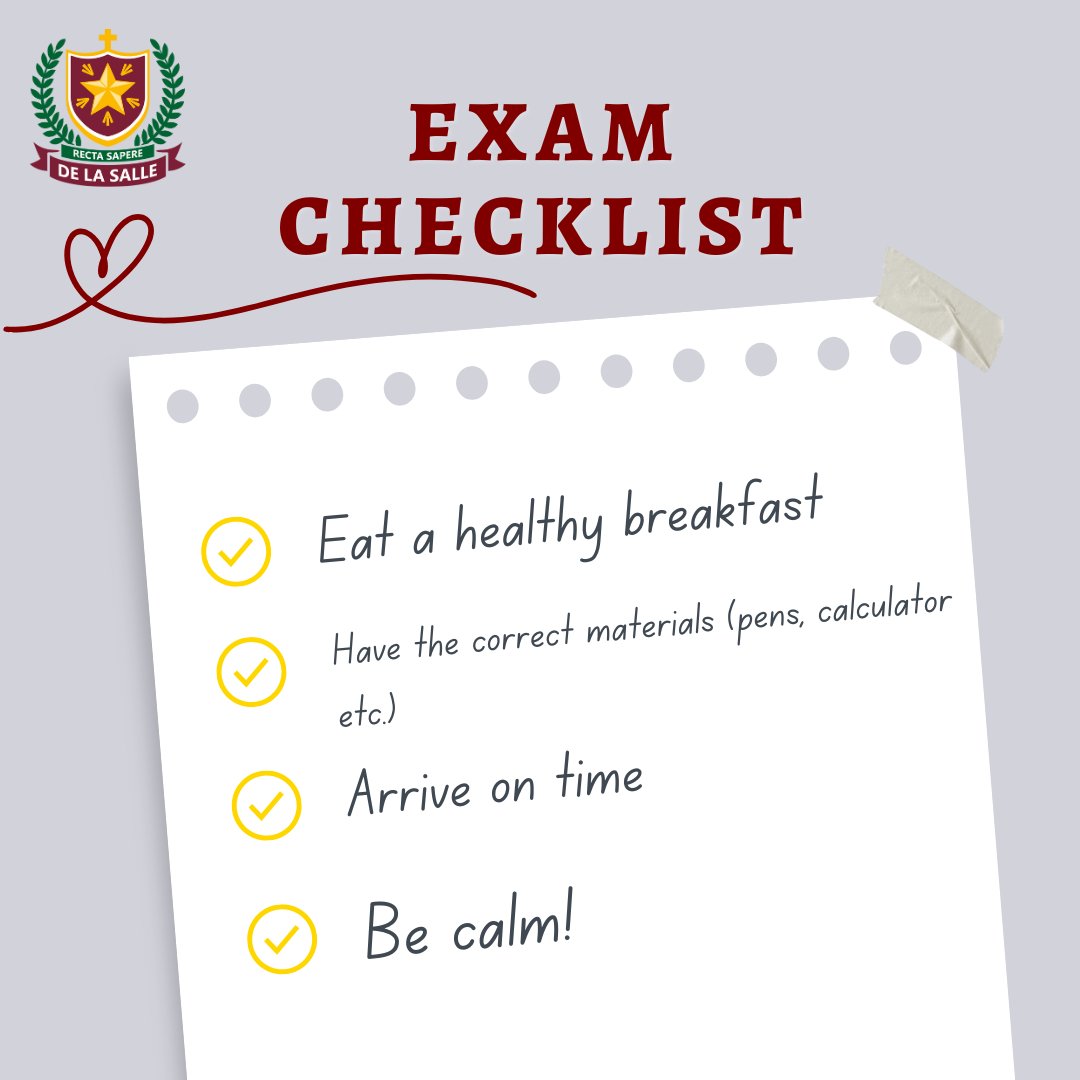 The very best of luck to our 3rd and 6th year students as they begin their Junior Cycle and Leaving Certificate Examinations today. Don't stress just do your best 🙏🏻 #WeAreSalle