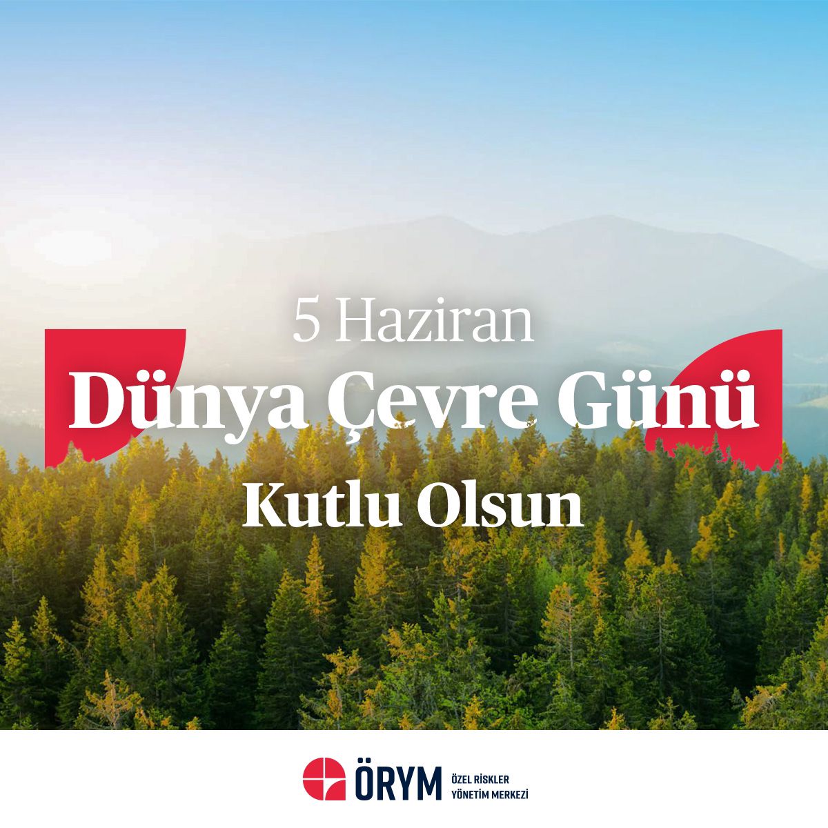 5 Haziran Dünya Çevre Günü kutlu olsun.