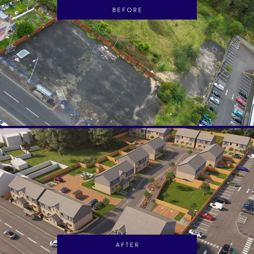 On this #WorldEnvironmentDay, we are proud to showcase our commitment to sustainability through the transformation of brownfield sites into eco-conscious social housing developments.  Explore the before-and-after photos of our land restorations below.