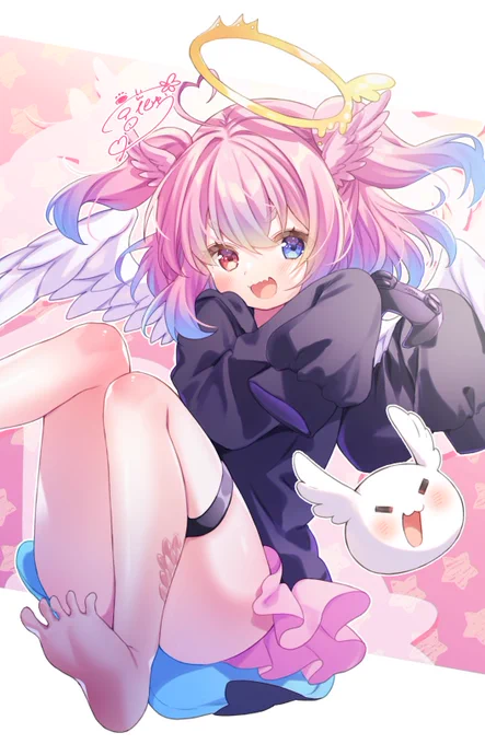 #ももたあーと#Skeb私の愛娘のももたちゃん4周年です!!!!おめでと～～～～～!!! 