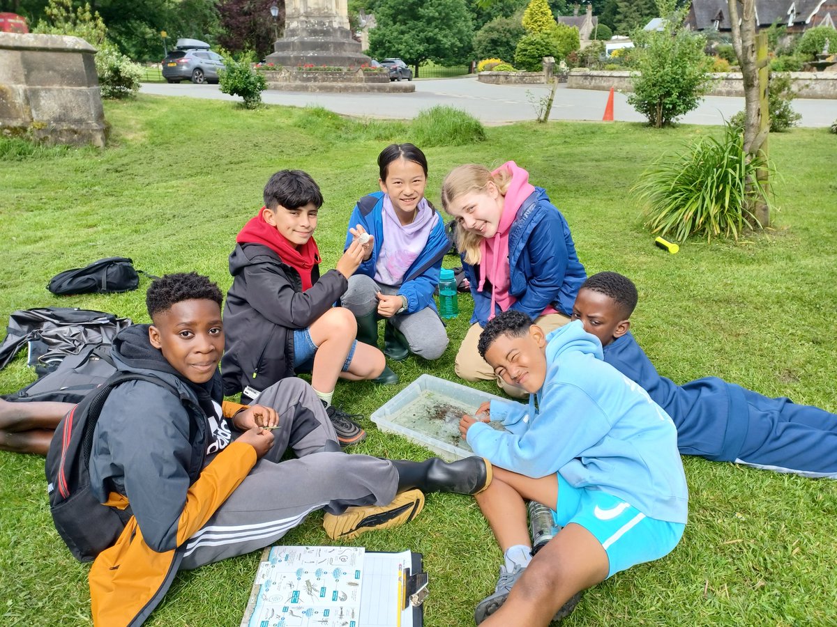 stabletchley's tweet photo. 6M Ilam Hall update: Yesterday, 6M got to get up-close to nature while river dipping and minibeast hunting. They then had great fun exploring maps and putting these skills to the test while orienteering around Ilam Park in the afternoon. https://t.co/mdsCd6gvZU