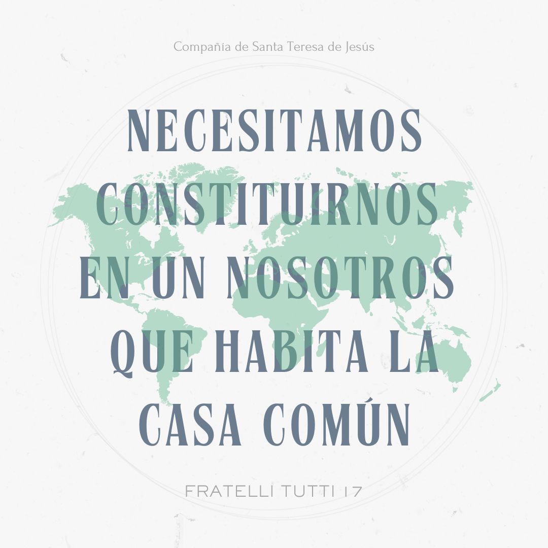 stjteresianas's tweet photo. 🌳Día del #medioambiente🌳
Queremos caminar hacia una ecología integral y una economía del cuidado;hacia una “escucha” de la realidad, de los vulnerables y los que sufren. Una escucha para redescubrir el silencio en el que Dios habla.
#PapaFrancisco #LaudatoSi #ecologia https://t.co/uT1RlW5brD
