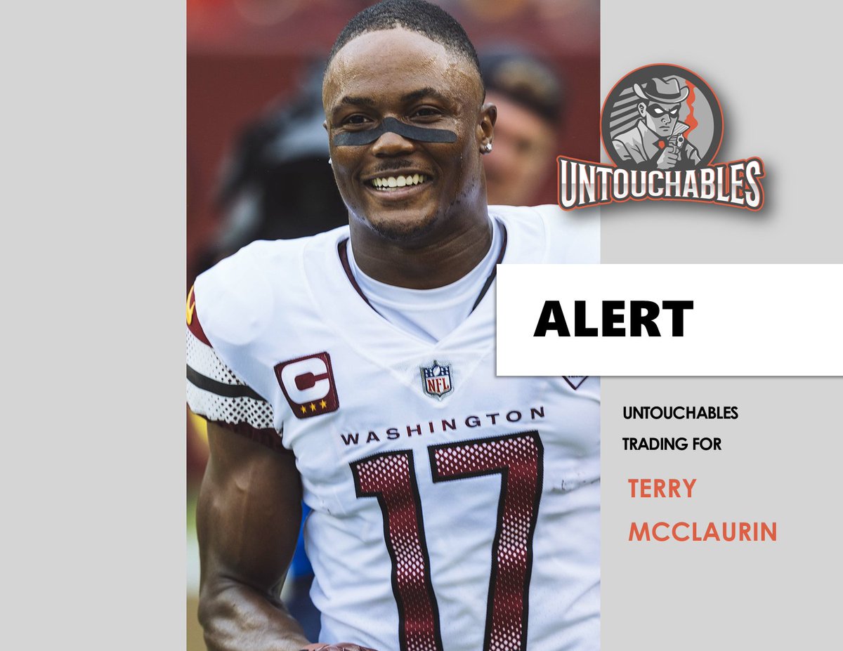 SBHyphyLeague's tweet photo. On 5/21/2024, Untouchables trade back and acquire WR Terry McLaurin and the 2024 1.05 from HDB in exchange for the 2024 1.02
#sbhl https://t.co/IoGzglNd1S
