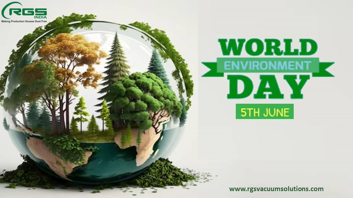 RGS_India's tweet photo. 🌏 This World Environment Day, Let’s protect our environment today so that future generations can enjoy it as well. Let’s plant more trees, and cherish our planet every single day. 
🌱 Wishing you all a day filled with appreciation for nature’s beauty. Go green, breathe clean.🌱 https://t.co/CtTOkPM4l7