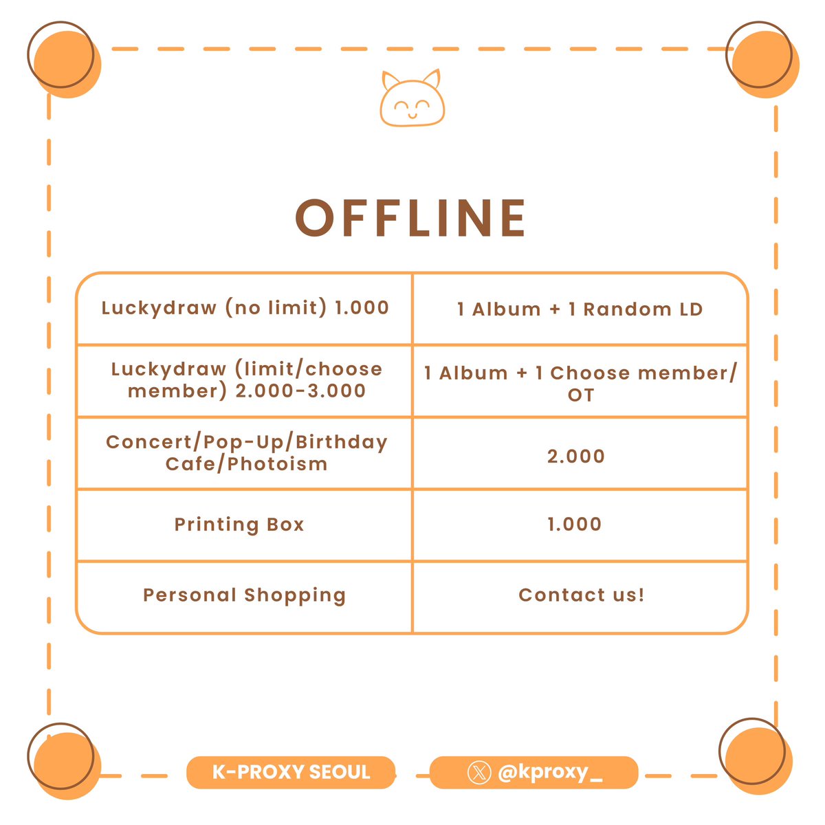 kproxy_'s tweet photo. Hello dear~
We just rebranded our store into K-Proxy!🥰🫶🏻 #대리구매 #proxy
Please take a look our proof of purchasing below👇🏻🥰🫶🏻
#kproxy_proof https://t.co/uYmNwDGP6U