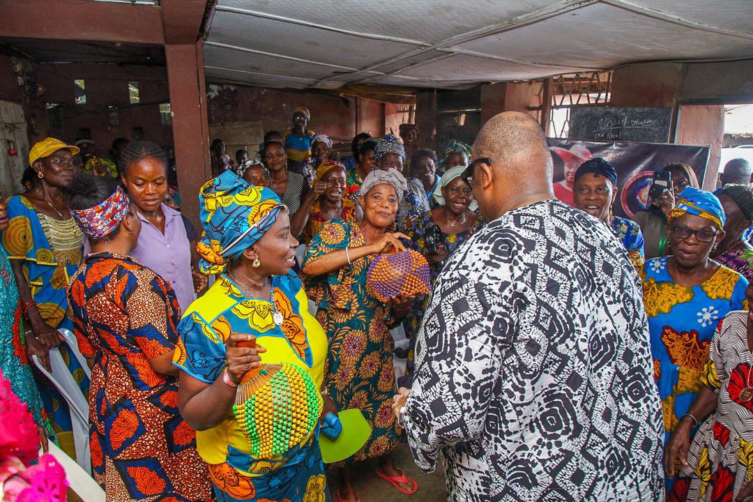 OlumideAkpata's tweet photo. No woman, no nation! This truth resonated powerfully during my enriching time with the vibrant and resilient women, many of whom are widows of Oredo West, last Saturday. As entrepreneurs and drivers of SMEs, who are the backbone of our families, communities, and economy, their stories of perseverance amid daily challenges were both humbling and motivating.

The powerful prayers offered by these mothers and sisters were a poignant reminder of the unwavering strength and faith that sustain our women through adversity. Their blessings were a sacred charge to be the change we seek.

In the Edo State we envision, addressing the issues impacting our women will be a top priority. We will take decisive steps to dismantle barriers, provide equal opportunities, and create an enabling environment for their dreams to flourish because true progress hinges on empowering and uplifting the voices of our women.

For when we uplift our women, we uplift our entire nation.

#EdoPeopleBeforePolitics
#EdoPeopleMustToMatter