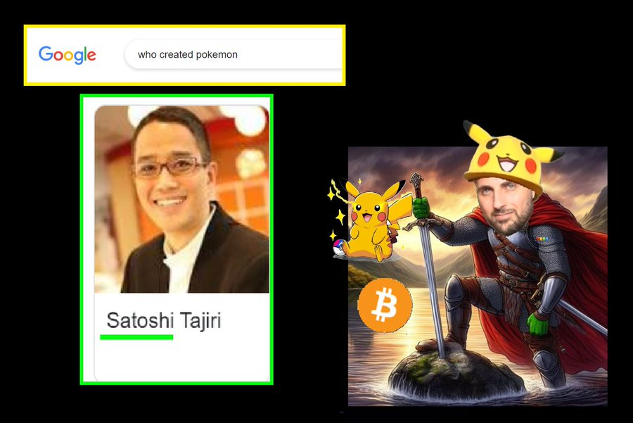 yourfriendSOMMI's tweet photo. ❤💛💚💙

Before he made #Bitcoin, Satoshi created Pokemon.

And suddenly, Pikachu was born into this world. https://t.co/760Qgmsdhw