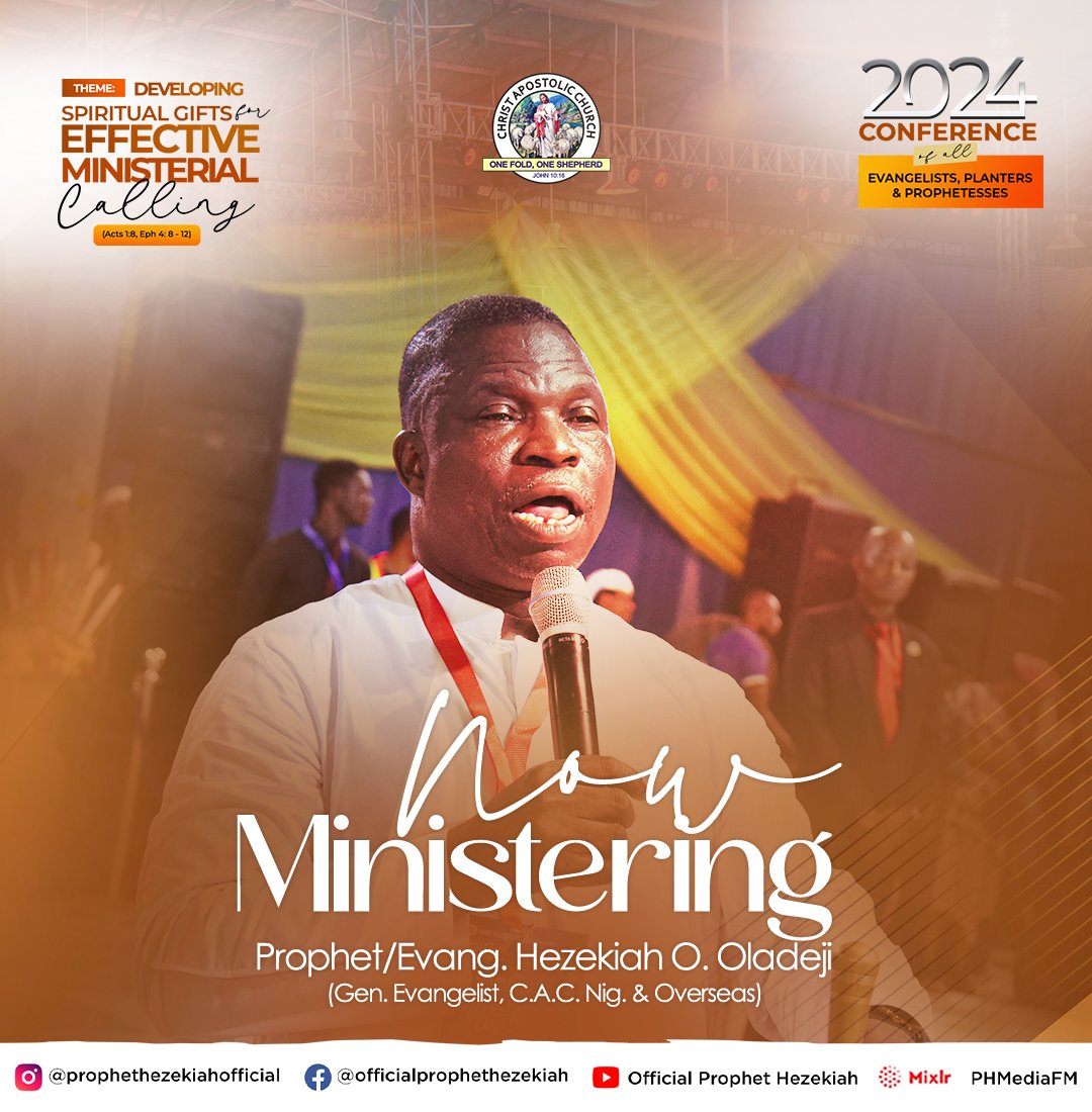 prophethezekiah's tweet photo. #NOWMINISTERING
God has started with us again for Day 3!
Join us now via https://t.co/MhAAEW7b4b
#EPIC24
#spiritualgifts
#MinistersConference
#PHMedia
#spreadingthegospeD https://t.co/YvoCyGOfda