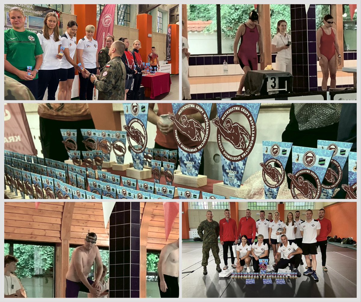 17WBZ's tweet image. Złoci pływacy 👑
W mijającym tygodniu w Krakowie - #6BPD odbyły się mistrzostwa grupy współzawodnictwa sportowego @11LDKPanc w pływaniu. 

W klasyfikacji końcowej kolejno miejsca zajęły:
🥇#17WBZ;
🥈 #6BPD;
🥉 #23pa.