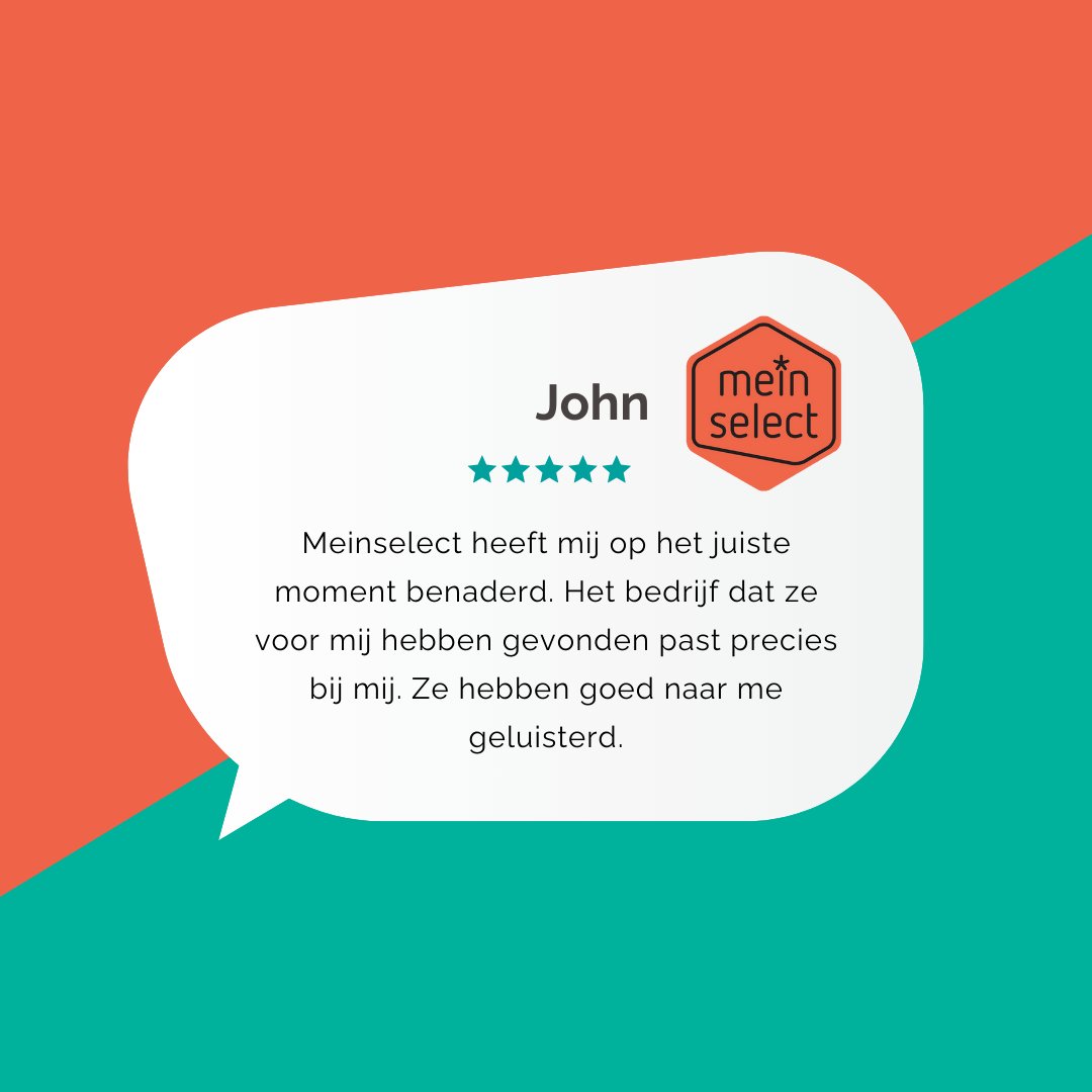 Meinselect's tweet photo. Meinselect zou niet Meinselect zijn zonder onze gewaardeerde kandidaten en opdrachtgevers. Dagelijks worden wij blij door jullie succesverhalen. Neem bijvoorbeeld de ervaring van John!

#meinselect #bouw #succesverhaal #ervaring https://t.co/LycSNdXXmQ