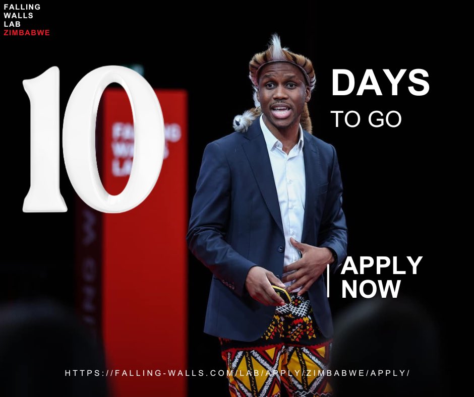 🗣️The deadline for #FWLZim is fast approaching. Don’t miss out on an opportunity to pitch your idea and break walls with us🚀. 

Apply here falling-walls.com/lab/apply/zimb… by Friday 14 June 2024! 

#innovation #fallingwallslab
