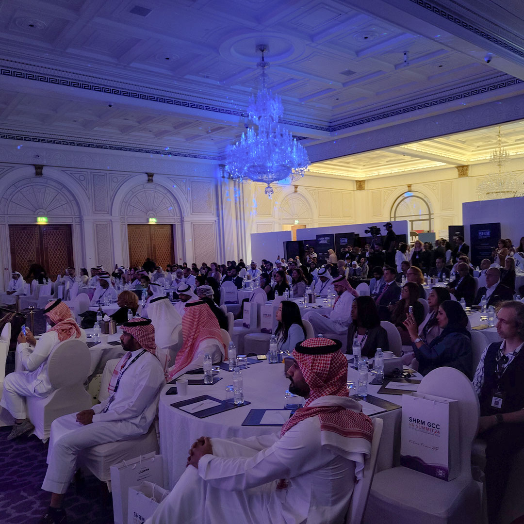 Achal Khanna welcomes all senior HR leaders and industry experts at #shrmgccsummit today in Dubai.

She asserted, "Equipping tomorrow's workforce with in-depth HR knowledge and revolutionary WorkTech tools is a critical step in meeting the challenges that lie ahead. "
