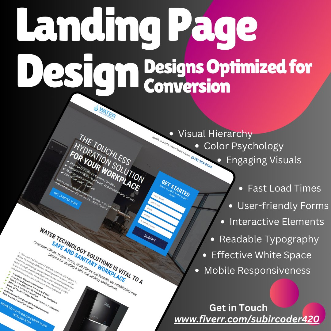 subircoder's tweet image. Check out my Gig on Fiverr: I will design awesome landing page or squeeze page within 24 hrs fiverr.com/s/999deVa
#wordpresslandingpage #getresponse #mailchimp #aweber #unbounce #wix #clickfunnel #fiverr #landingpage