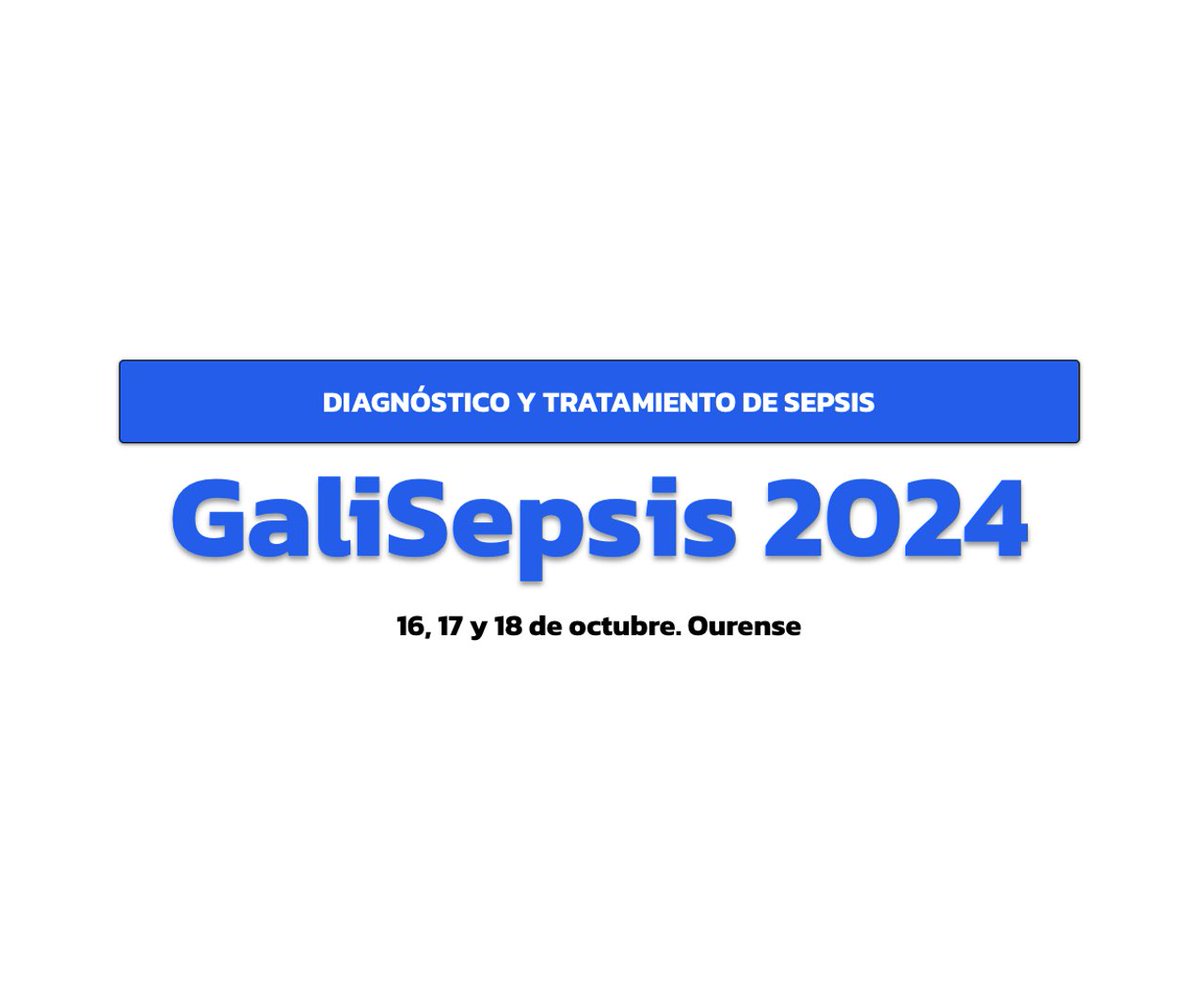 GaliSepsis (@galisepsis) on Twitter photo Ya puedes ver el programa provisional de #GaliSepsis24 e inscribirte en nuestra web galisepsisourense.wixsite.com/galisepsis2024
Pronto iremos añadiendo información! Reserva la fecha (16-17-18 octubre) y permanece atento!!!! <a href="/lorenadelrio2/">lorenadelrío</a> <a href="/pvidcor/">Pablo Vidal</a> <a href="/jnietodel/">J</a> Ya puedes ver el programa provisional de #GaliSepsis24 e inscribirte en nuestra web galisepsisourense.wixsite.com/galisepsis2024
Pronto iremos añadiendo información! Reserva la fecha (16-17-18 octubre) y permanece atento!!!! <a href="/lorenadelrio2/">lorenadelrío</a> <a href="/pvidcor/">Pablo Vidal</a> <a href="/jnietodel/">J</a>