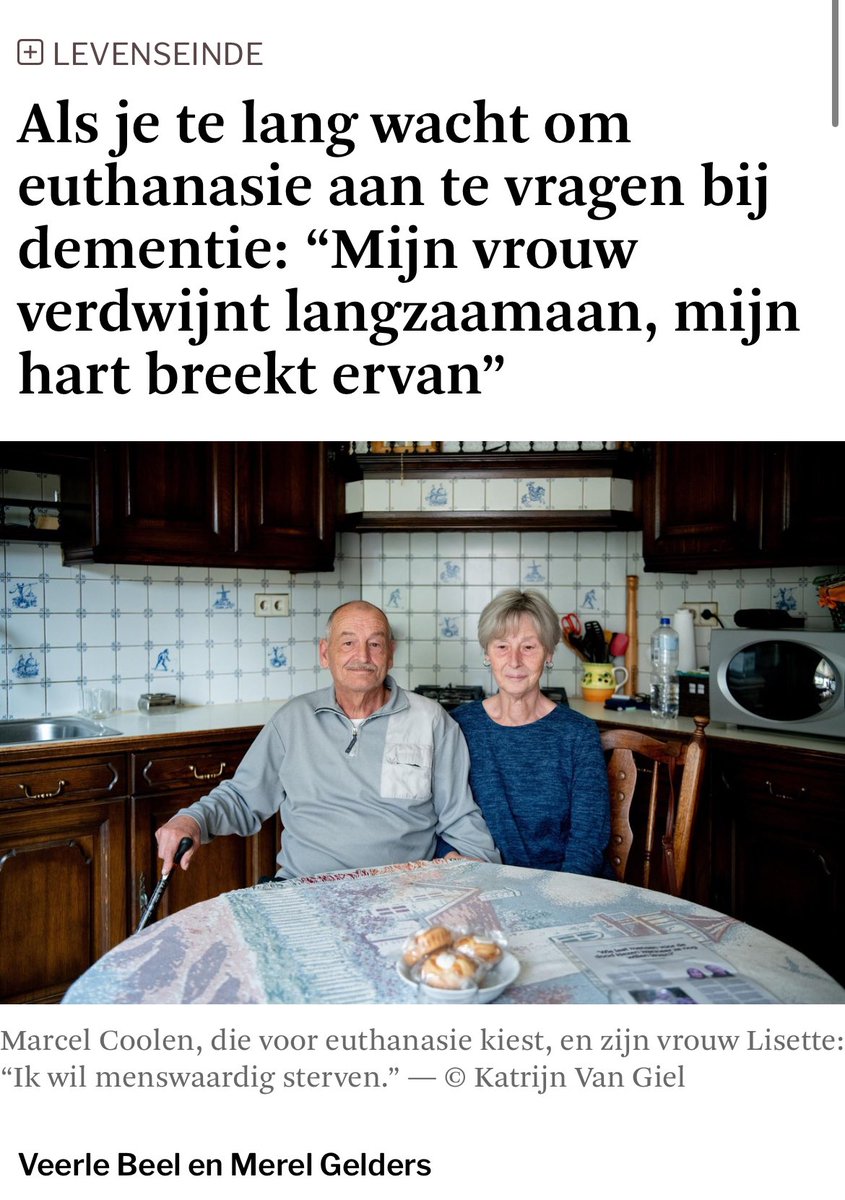 Artikel in <a href="/destandaard/">De Standaard</a> bewijst nogmaals waarom een parlementair debat dringend nodig is. We hebben alle expertise van o.a. artsen en zorgverleners in huis. Daarom pleit ik voor een uitbreiding van #euthanasie in mijn podcast.
youtu.be/oMZn_c58GqY?fe…