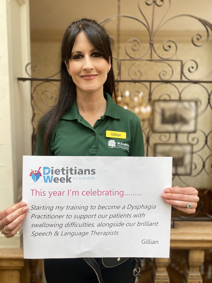 STAH_Dietitians's tweet photo. On day 3 of Dietitians Week, our team @StAndrewsCare have been thinking about our wins over the past year 🎉.  With so much to celebrate, it was hard to narrow it down!  Here are Angie and Gillian with theirs…

#DW2024 https://t.co/270hR3gOm2