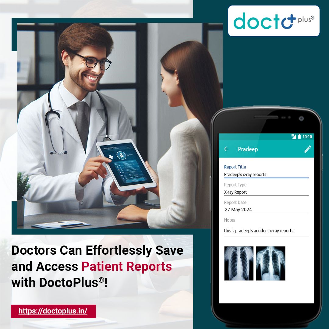 PlusDocto's tweet image. Save and check Patient's important medical reports using the DoctoPlus® app!
Download the App Now: buff.ly/404962y
Visit the website: doctoplus.in
#DoctoPlus® #Clinics #patients #KIOSK #bookingappointment #safe #medicalreports #mangaeclinicandattendants