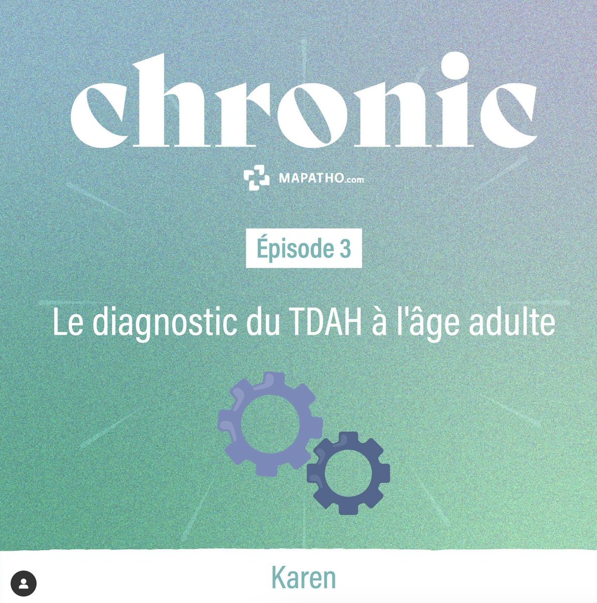 New #PODCAST 🎙️
Le diagnostic du #TDAH à l’âge adulte avec Karen 💭

Karen, diagnostiquée à l’âge de 34 ans, presque par accident, alors qu’elle était en quête de solutions à des problèmes de santé.
#troubledeficitdelattention #temoignageTDAH

🎧 podcast.ausha.co/chronic/karen-…