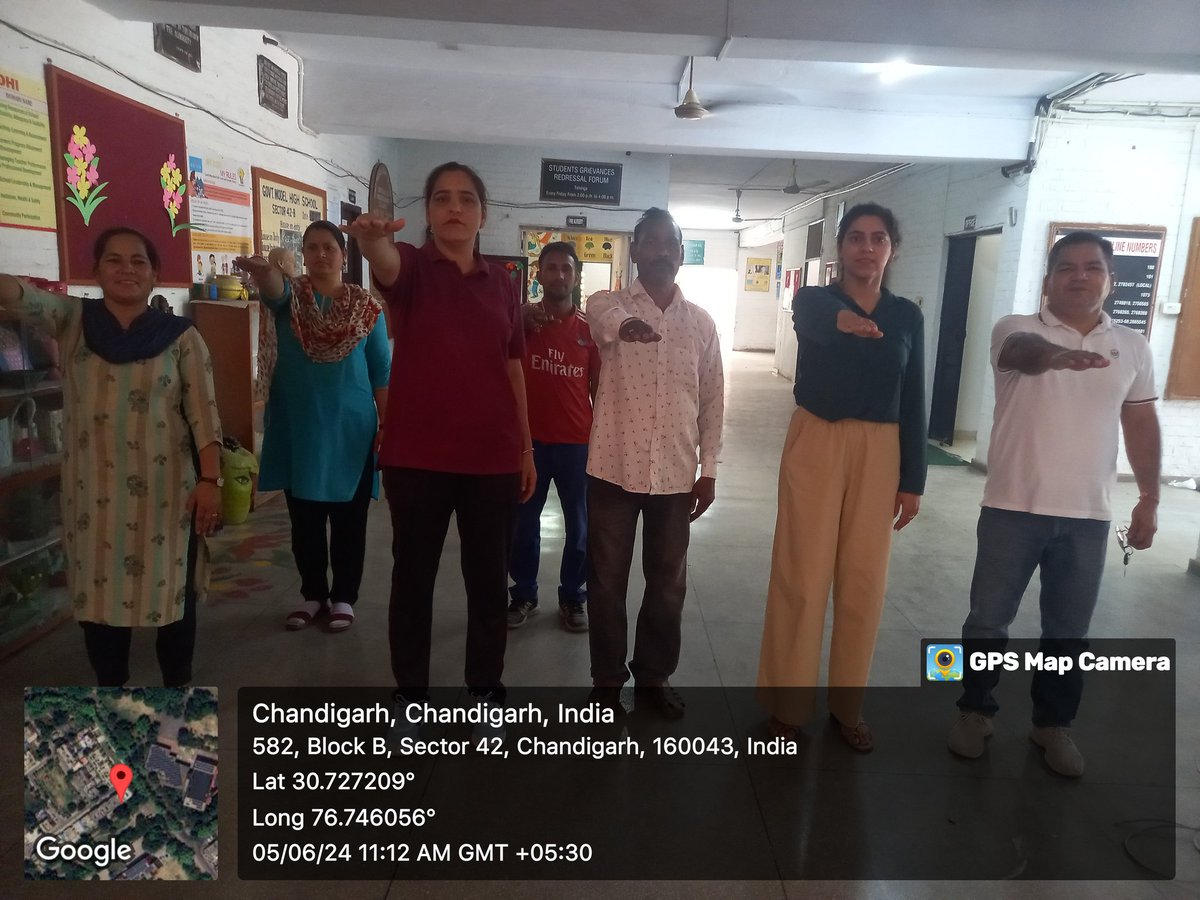 gmhs42's tweet image. Celebrating  #WorldEnvironmentday
#Plantationdrive
#Pledgetaking
#Postermaking
#Naturewalk
@SchoolEduChd