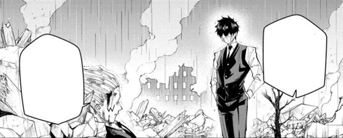 cw : สปอยภาพมังงะเล่ม14

⠀  หากชีวิตคือแผ่นกระดาษ ทุกช่วงเวลาคือหนังสือเล่มหนึ่ง

⠀   น้ำหมึกคือความคิดการกระทำทั้งหมดที่เคยได้ประสบมา

⠀   แต่เพราะชีวิตที่ถูกเรียกว่าอัจฉริยะมันน่าเบื่อ หนังสือของตนจึงแสนหน่าย

⠀   เพียงแต่สายฝนระรอกหนึ่งได้พัดไปพร้อมกับหนังสือที่จบไปแล้ว
⠀