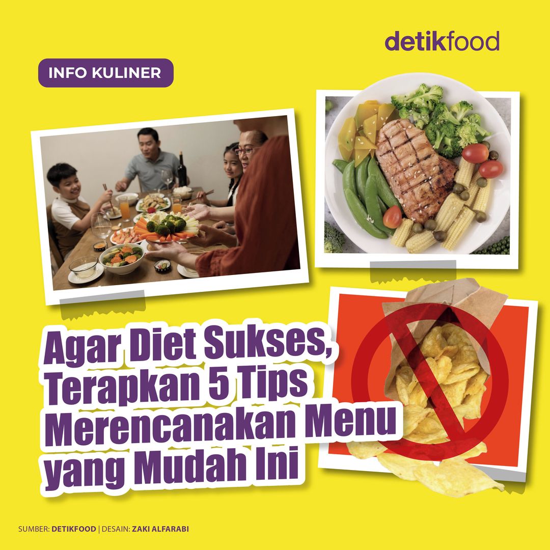detikfood's tweet image. Ketika melakukan diet dibutuhkan perencanaan menu makanan yang baik. ⁣
⁣
Lima tips ini bisa ditiru dan dipraktikkan agar target diet tercapai nih detikers! 🤩👍⁣
⁣
#rekomendasidiet #dietsehat #menudiet #tipsdiet #rekomendasikuliner #makanandiet #targetdiet #rekomendasitempat