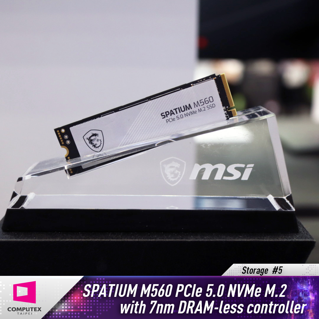 msigaming's tweet image. The latest #SSD innovations?💡Check MSI at COMPUTEX 📍booth M0806! 
🧲DATAMAG Magnetic Portable SSD 
🏃DATAVAULT Enclosure 
🏆World&apos;s first non-metal vapor chamber thermal solution 
⚡SPATIUM M560 w/ 7nm DRAM-less controller  

#MSIxComputex2024 #MSIssd #SPATIUM