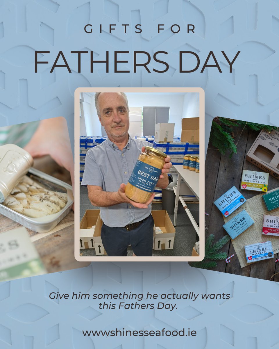 shinesseafood's tweet photo. Make it personal this year - and get him what he wants (and needs!)! Personalised #jars of the finest #IrishFish from #Shines! The ideal #FathersDay #gift!
Check them out here in time for Sunday, June 16th: https://t.co/s43NFGTPZQ
#fathersdaygifts #dad #dads #BestDad https://t.co/7zQS649Ccz