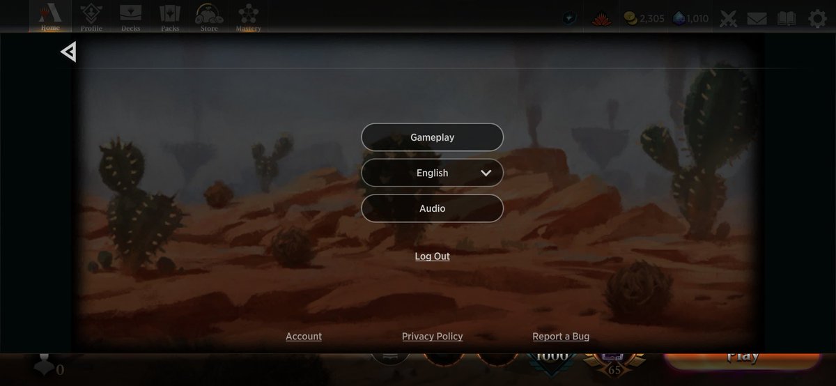 JoshuaD32217906's tweet photo. @MTG_Arena can you guys make the buttons bigger? Like specifically the upper left arrow? They're all too unnecessarily small. https://t.co/0PFkxWJPp4