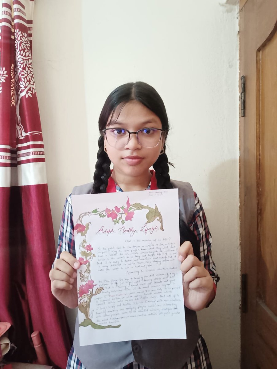 KSundargarh's tweet photo. PM SHRI KV SUNDARGARH
Essay Writing Competition on  "Adopt Healthy Life" on World Environment Day. https://t.co/YThJFpz8xH