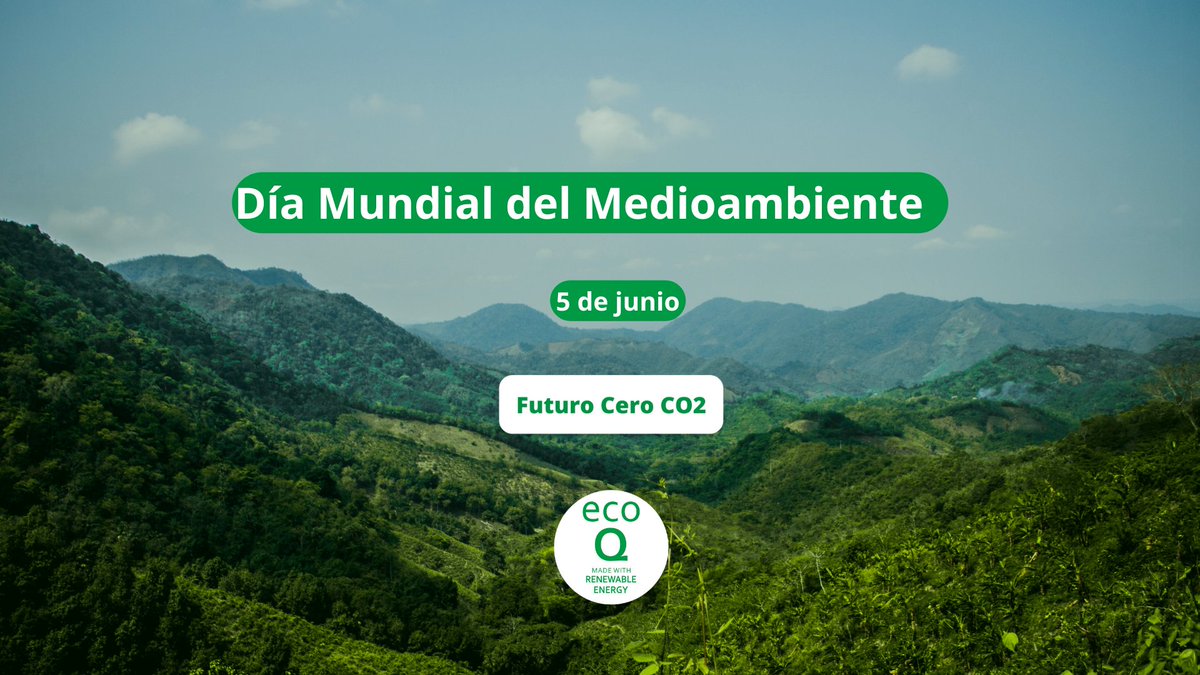 Hoy y siempre conmemoramos el Día Mundial del Medioambiente. Los últimos 7 han años han sido los más cálidos desde que hay registros. Por tanto, está en nuestra mano hacer frente al cambio climático y cuidar del planeta. 💪🏼
#DíaMundialDelMedioambiente #EnergíaRenovable