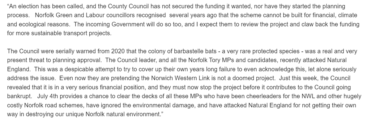 Andrew9Boswell's tweet photo. Just on @BBCNorfolk discussing #Norfolk #transport infrastructure. My quote below for @StopWensumLink
Also discussed:
- Tories not delivered vital rail freight - Ely &Stowmarket
- bankruptcy risk @NorfolkCC
- need clean sweep of MPs
LISTEN AT 0707 at https://t.co/1yZbTlXWEm https://t.co/29zTNtYQGC