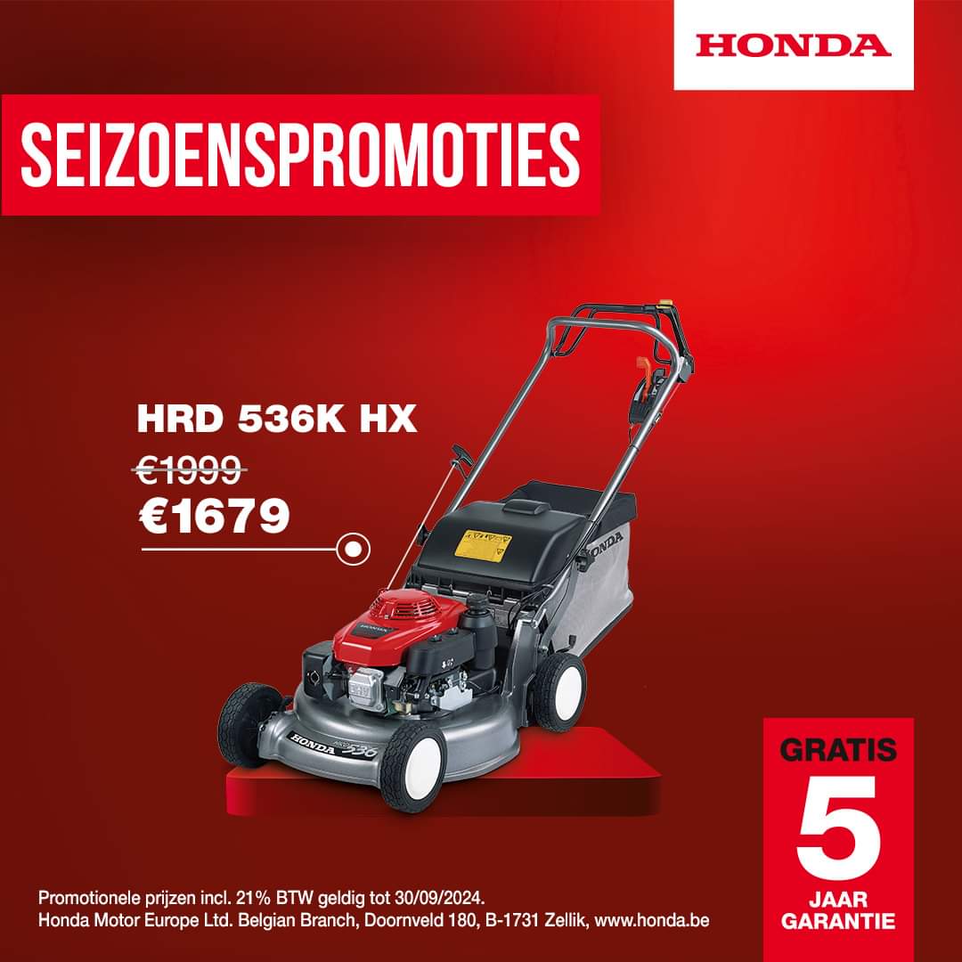 Groenesteintsnl's tweet photo. Honda heeft op diversen tuinmachines kortingen tot eind september 2024. 
Alle actie machines vind u op:
https://t.co/2yiHgkWi18
#Tuinmachine #Actie #Grasmaaier #Trimmer #Grasmaaien #Nederhorstdenberg https://t.co/XpjOfvFWnL